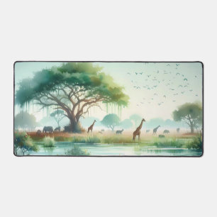 Wasserfarbenlust-Delta Schreibtischunterlage