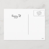 Wasserfarbenmagazin Feiertagspostkarte (Rückseite)