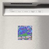 Wasserfarbenmagie, digitale abstrakte magnet (In Situ (Geschirrspüler))