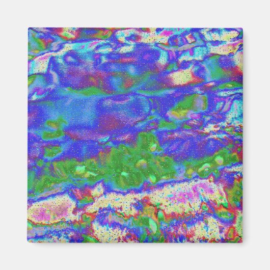 Wasserfarbenmagie, digitale abstrakte magnet (Vorne)