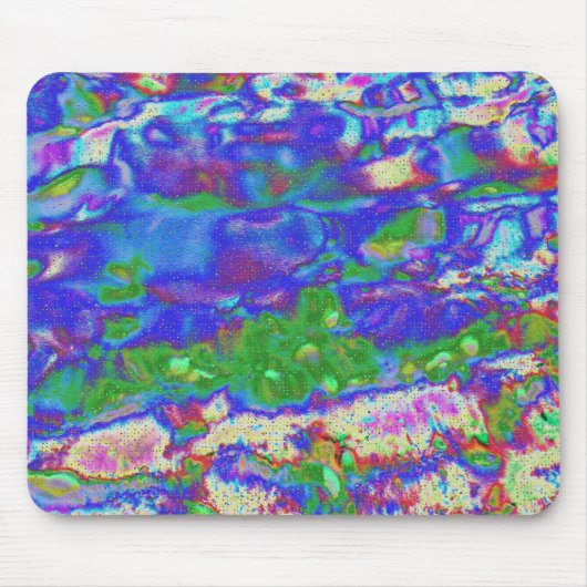 Wasserfarbenmagie, digitale abstrakte mousepad (Vorne)