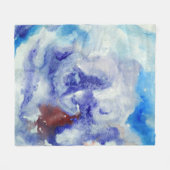 Wasserfarbenmagie Fleecedecke (Vorderseite (Horizontal))