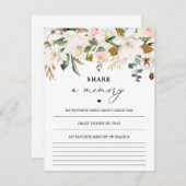 Wasserfarbenmagnolia Speicherkarte freigeben (Vorne/Hinten)