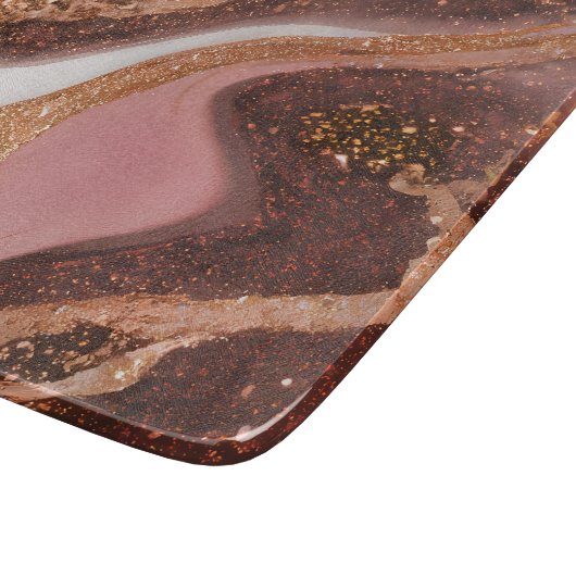 Wasserfarbenmarmor für schneidebrett (Ecke)