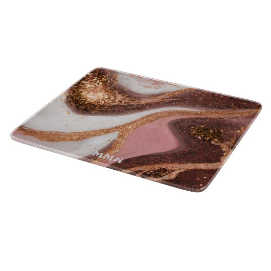 Wasserfarbenmarmor für schneidebrett (Ecke)