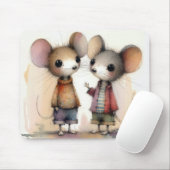 Wasserfarbenmäuse Mousepad (Mit Mouse)