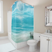 Wasserfarbenmeerschildkröten-Nest Duschvorhang (Beispiel)