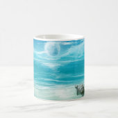 Wasserfarbenmeerschildkröten-Nest Kaffeetasse (Mittel)