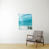 Wasserfarbenmeerschildkröten-Nest Wandteppich (Beispiel)