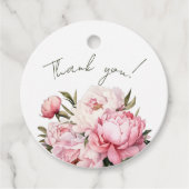 Wasserfarbenminimalistische Peelingdusche Geschenkanhänger (Vorderseite)