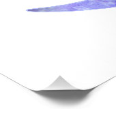 Wasserfarbenmoon Poster (Ecke)