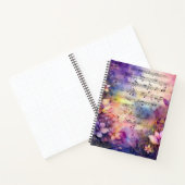 WASSERFARBENMUSIK MIT FARBEN BLUME NOTIZBLOCK (Innenseite)