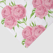 Wasserfarbenmuster aus Peony-Bouquet Seidenpapier (Ausschnitt)