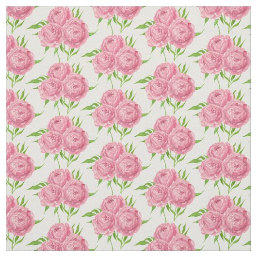 Wasserfarbenmuster aus Peony-Bouquet Stoff (Muster)