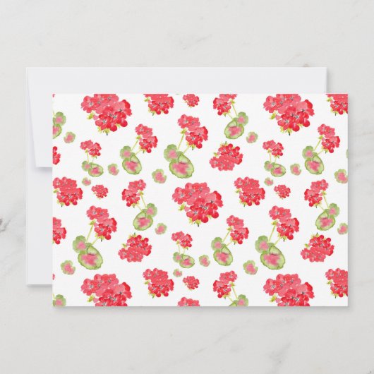 Wasserfarbenmuster Dankeskarte (Rückseite)