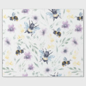 Wasserfarbenmuster Geschenkpapier (Flach)