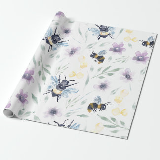 Wasserfarbenmuster Geschenkpapier