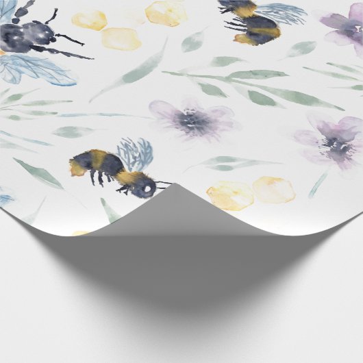 Wasserfarbenmuster Geschenkpapier (Ecke)