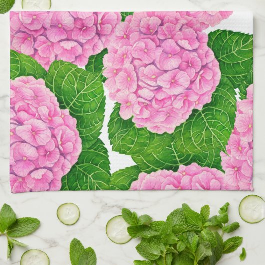 Wasserfarbenmuster Geschirrtuch (Gefaltet)