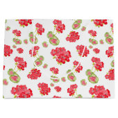 Wasserfarbenmuster Große Geschenktüte (Vorderseite)