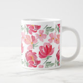 Wasserfarbenmuster Jumbo-Tasse (Rechts)