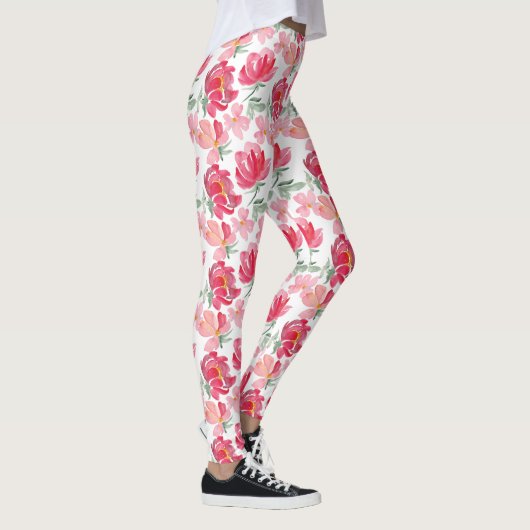 Wasserfarbenmuster Leggings (Rechts)