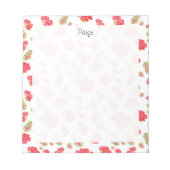 Wasserfarbenmuster Notizblock (Vorderseite)