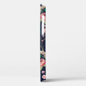 Wasserfarbenmuster Pfau auf einer Baumkirsche,Blum Case-Mate iPhone Hülle (Rückseite / Links)