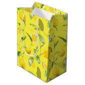 Wasserfarbenöle und Blätter 4 Mittlere Geschenktüte (Rückseite Schrägansicht)