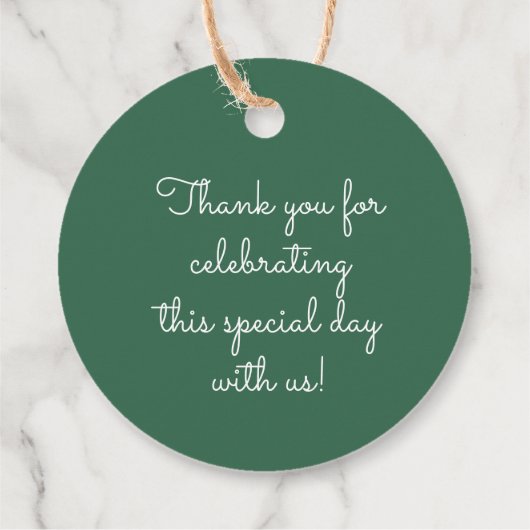 Wasserfarbenpalme Monstera Leaf Tropical Vielen Da Geschenkanhänger (Rückseite)