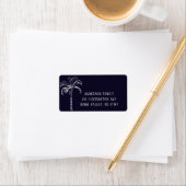 Wasserfarbenpalme - neues Adressetikett (Insitu)