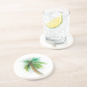 Wasserfarbenpalme Palmetto Tree Untersetzer