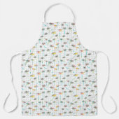 Wasserfarbenpalme Schürze (Vorderseite)