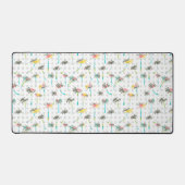 Wasserfarbenpalmen Schreibtischunterlage (Vorderseite)