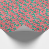 Wasserfarbenpalmenmuster Geschenkpapier (Ecke)