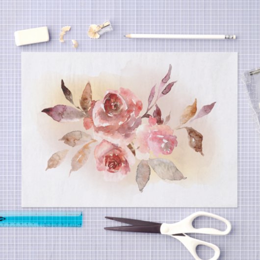 Wasserfarbenpapier für Herbst Seidenpapier (Handwerk)