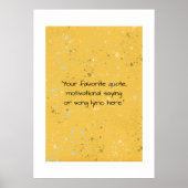 Wasserfarbenpapier-Textur-Hintergrund Poster (Vorne)