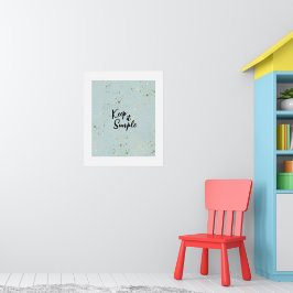 Wasserfarbenpapier-Textur-Hintergrund Poster