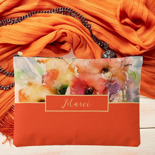 Wasserfarbenpappenmonogramm Zubehörtasche