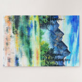 Wasserfarbenparcours Puzzle (Horizontal)