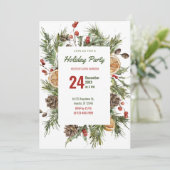 Wasserfarbenpartys Einladung (Stehend Vorderseite)