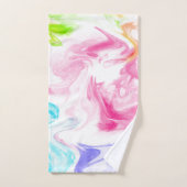 Wasserfarbenpastel Badhandtuch Set (Handtuch)