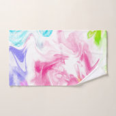 Wasserfarbenpastel Badhandtuch Set (Handtuch)