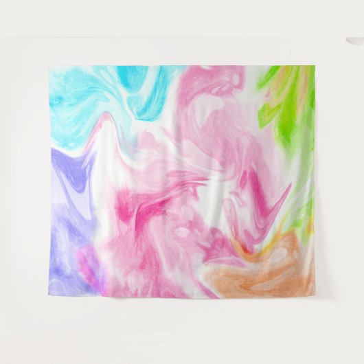 Wasserfarbenpastel Wandteppich (Vorderseite (Horizontal))