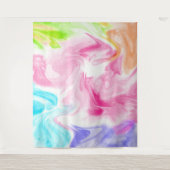 Wasserfarbenpastel Wandteppich (Vorderseite)