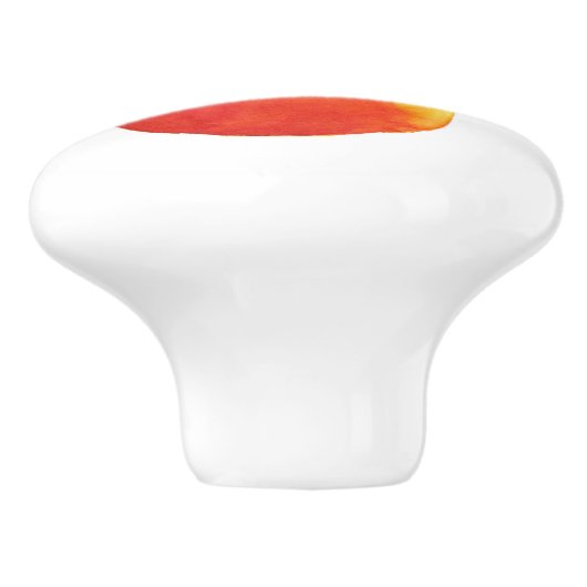 Wasserfarbenpear Keramikknauf (Seitenansicht)