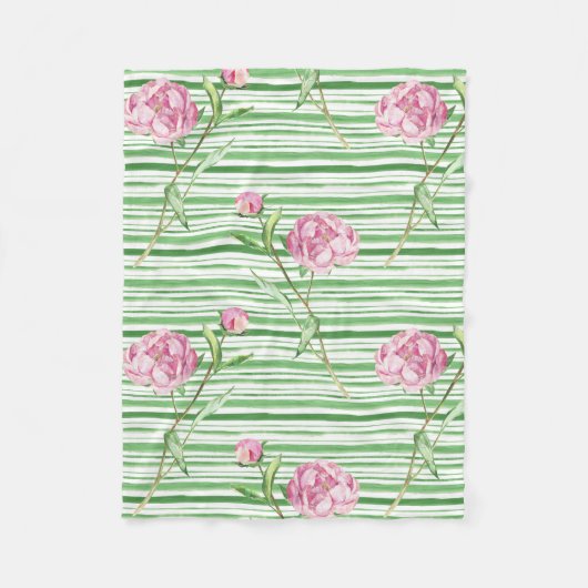 Wasserfarbenpeere Fleecedecke (Vorderseite)