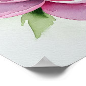 Wasserfarbenpeere Poster (Ecke)