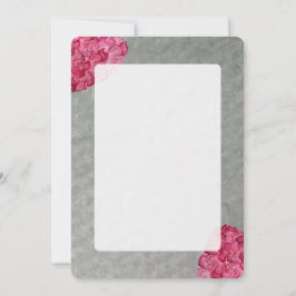 Wasserfarbenpeony Blank Notecard Mitteilungskarte