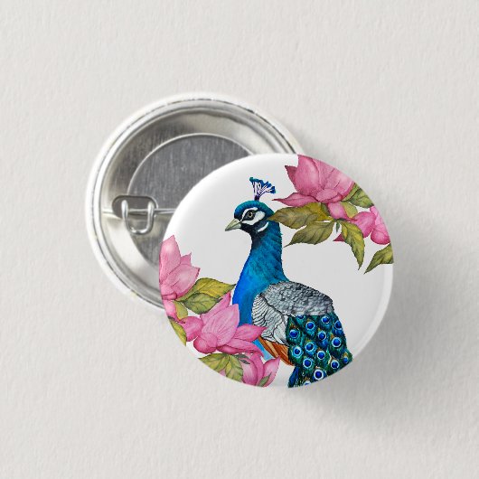 Wasserfarbenpfeife Button (Vorne & Hinten)